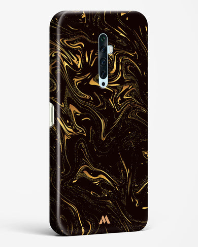 Black Gold Marble Hard Case Phone Cover (Oppo)