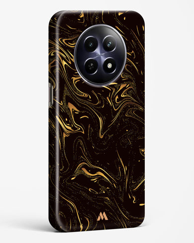 Black Gold Marble Hard Case Phone Cover (Realme)