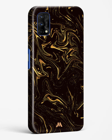 Black Gold Marble Hard Case Phone Cover (Realme)