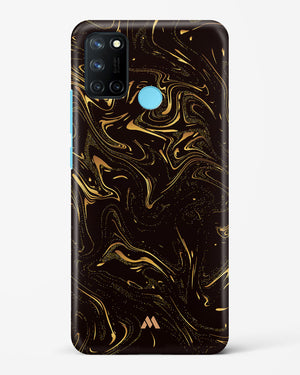 Black Gold Marble Hard Case Phone Cover (Realme)