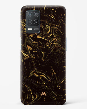 Black Gold Marble Hard Case Phone Cover (Realme)