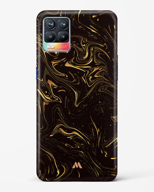 Black Gold Marble Hard Case Phone Cover (Realme)