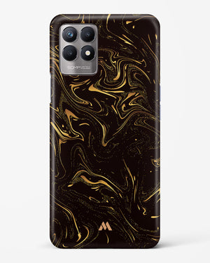 Black Gold Marble Hard Case Phone Cover (Realme)