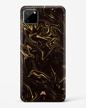Black Gold Marble Hard Case Phone Cover (Realme)
