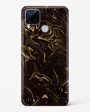 Black Gold Marble Hard Case Phone Cover (Realme)