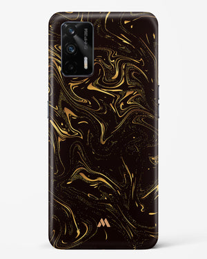 Black Gold Marble Hard Case Phone Cover (Realme)
