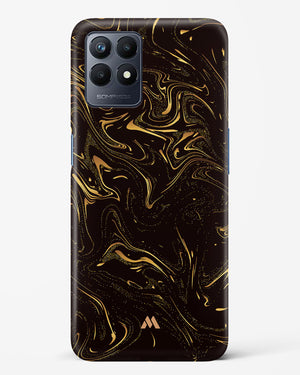 Black Gold Marble Hard Case Phone Cover (Realme)