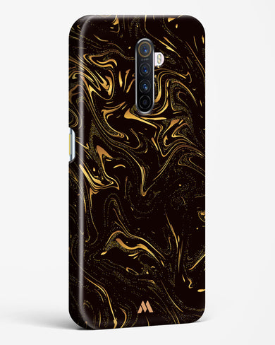 Black Gold Marble Hard Case Phone Cover (Realme)