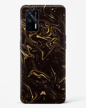 Black Gold Marble Hard Case Phone Cover (Realme)