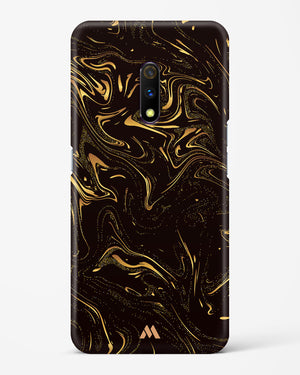 Black Gold Marble Hard Case Phone Cover (Realme)