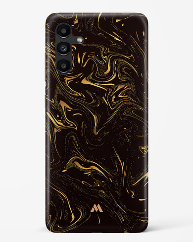Black Gold Marble Hard Case Phone Cover (Samsung)