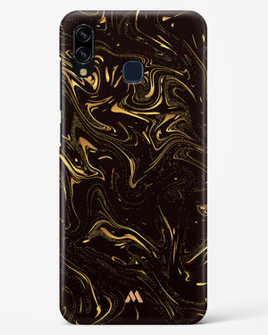 Black Gold Marble Hard Case Phone Cover-(Samsung)