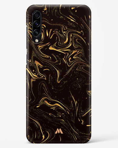 Black Gold Marble Hard Case Phone Cover (Samsung)