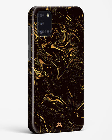 Black Gold Marble Hard Case Phone Cover (Samsung)