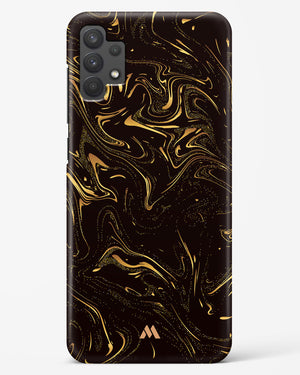 Black Gold Marble Hard Case Phone Cover (Samsung)
