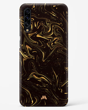 Black Gold Marble Hard Case Phone Cover-(Samsung)