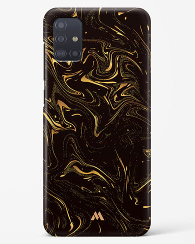 Black Gold Marble Hard Case Phone Cover (Samsung)