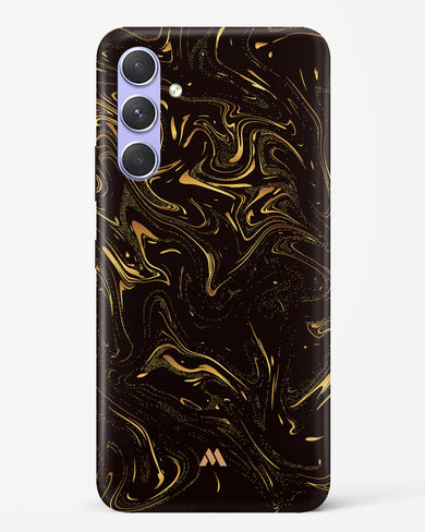 Black Gold Marble Hard Case Phone Cover (Samsung)