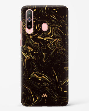 Black Gold Marble Hard Case Phone Cover-(Samsung)