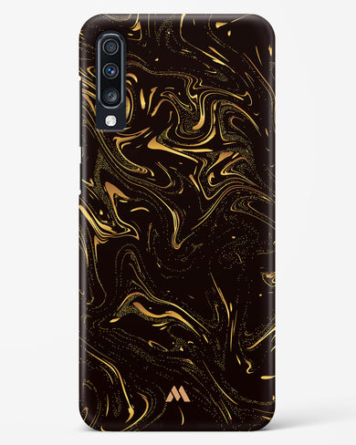 Black Gold Marble Hard Case Phone Cover (Samsung)