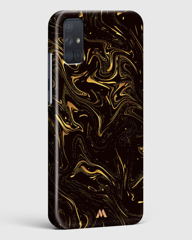Black Gold Marble Hard Case Phone Cover (Samsung)