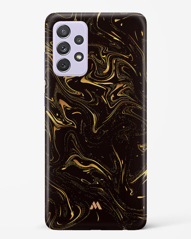 Black Gold Marble Hard Case Phone Cover (Samsung)