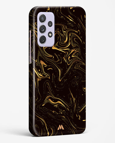 Black Gold Marble Hard Case Phone Cover (Samsung)