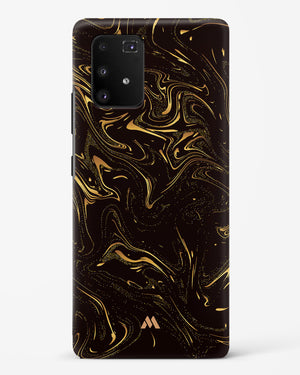 Black Gold Marble Hard Case Phone Cover-(Samsung)