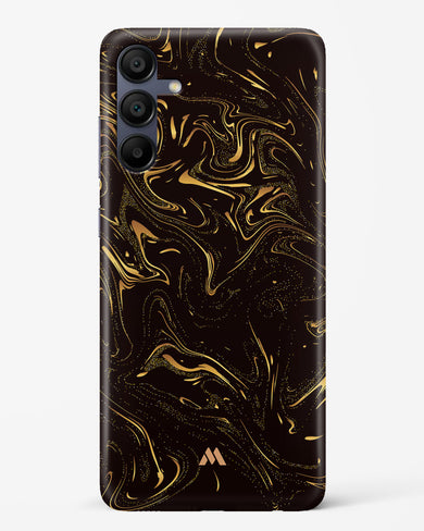 Black Gold Marble Hard Case Phone Cover (Samsung)