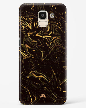 Black Gold Marble Hard Case Phone Cover (Samsung)