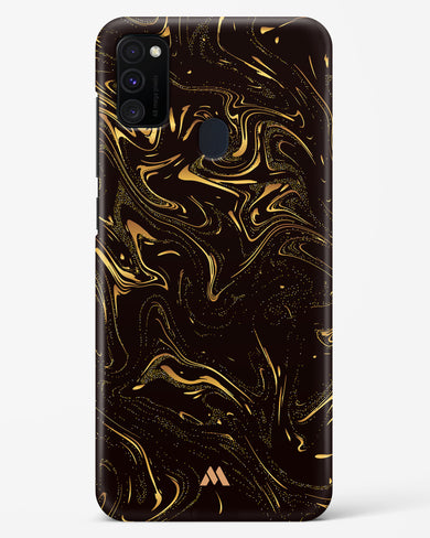 Black Gold Marble Hard Case Phone Cover (Samsung)