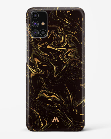 Black Gold Marble Hard Case Phone Cover (Samsung)