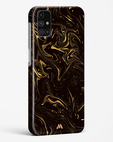 Black Gold Marble Hard Case Phone Cover (Samsung)