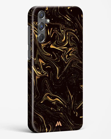 Black Gold Marble Hard Case Phone Cover-(Samsung)