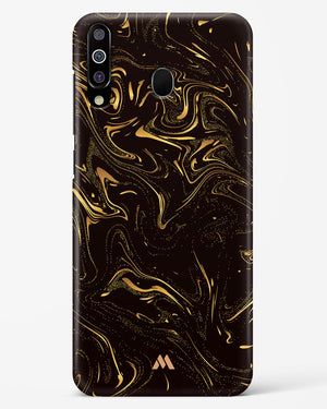 Black Gold Marble Hard Case Phone Cover-(Samsung)