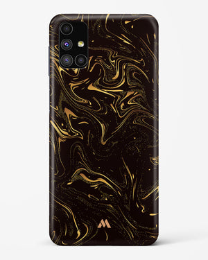 Black Gold Marble Hard Case Phone Cover-(Samsung)