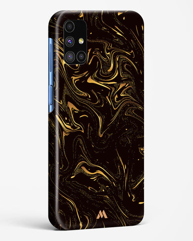 Black Gold Marble Hard Case Phone Cover (Samsung)