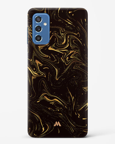 Black Gold Marble Hard Case Phone Cover-(Samsung)