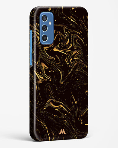 Black Gold Marble Hard Case Phone Cover-(Samsung)