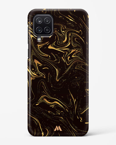 Black Gold Marble Hard Case Phone Cover-(Samsung)