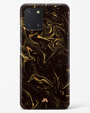 Black Gold Marble Hard Case Phone Cover-(Samsung)