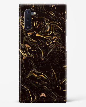 Black Gold Marble Hard Case Phone Cover (Samsung)