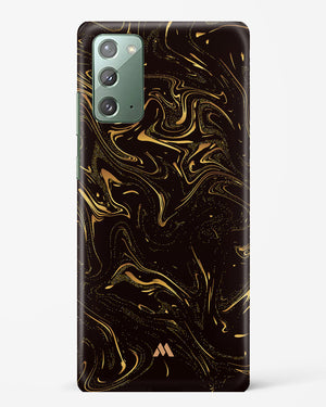 Black Gold Marble Hard Case Phone Cover (Samsung)