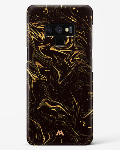 Black Gold Marble Hard Case Phone Cover (Samsung)