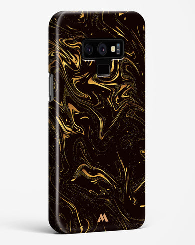 Black Gold Marble Hard Case Phone Cover (Samsung)