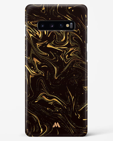 Black Gold Marble Hard Case Phone Cover (Samsung)
