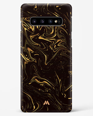 Black Gold Marble Hard Case Phone Cover (Samsung)