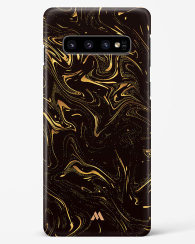 Black Gold Marble Hard Case Phone Cover (Samsung)