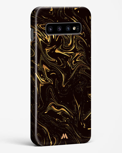 Black Gold Marble Hard Case Phone Cover (Samsung)