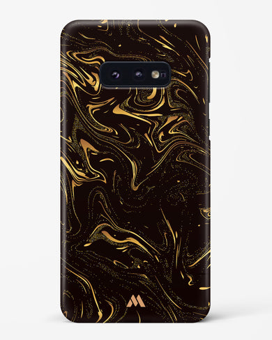 Black Gold Marble Hard Case Phone Cover (Samsung)